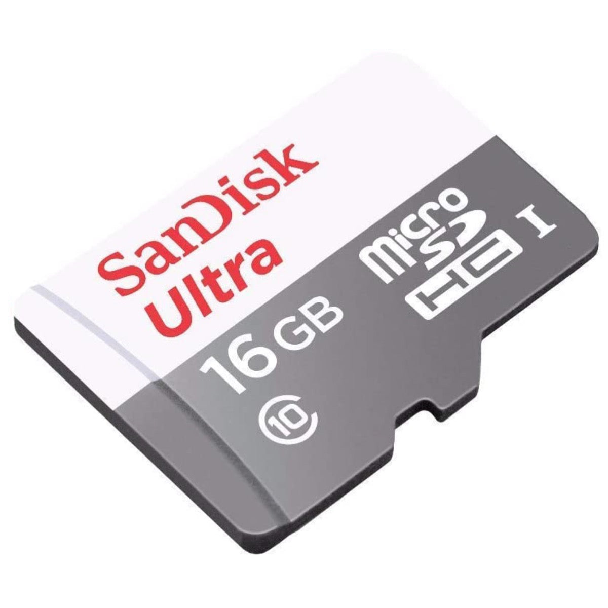 SanDisk Ultra 16GB Ultra Micro SDHC UHS-I/Class 10 Card with Adapter  (SDSQUNC-016G-GN6MA)