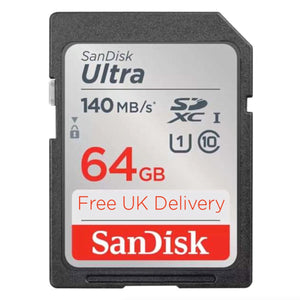Free Delivery SanDisk Ultra 64GB SDXC 100mb/s SD Memory Card SDSDUNB-064G-GN6IN
