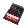 SanDisk Extreme PRO 128GB SD Memory Card SDXC 250Mb/s SDSDXXJ-128G-GSCIN angled view
