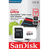 Retail Pack SanDisk Ultra Lite 128GB MicroSD 100Mb/s Memory Card SDSQUNR-128G-GN3MN