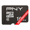 PNY microSDHC 16GB memory card refurbished