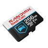 SanDisk Dash Cam 256GB MicroSD Memory Card 100MB/s SDSQQNR-256G-GU6SN angled view