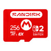 SanDisk microSD Express 256GB Memory Card for Nintendo Switch 2 SDSQXFN-256G-GR6ZZ front view