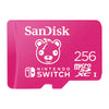 SanDisk Nintendo Switch Fortnite Edition 256GB MicroSD Memory Card SDSQXAO-256G-GN6ZG front view