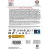 The back of a SanDisk Extreme Go SDHC micro SD card adapter packaging, showing technical specifications, regulatory certifications, a barcode, and compatibility logos on a white background.