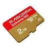 SANDISK Extreme GO microSD UHS-I Card - 2TB SDSQXGN-2T00-GN6MN angled view