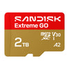 SANDISK Extreme GO microSD UHS-I Card - 2TB SDSQXGN-2T00-GN6MN front view