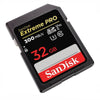 SanDisk Extreme Pro UHS-II 32GB SD Memory Card SDHC 300Mb/s SDSDXDK-032G-GN4IN angled left 