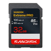 SanDisk Extreme PRO 32GB SD Memory Card SDHC 100Mb/s SDSDXXO-032G-GSCIN front view