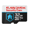 SanDisk Security Cam 32GB MicroSD Memory Card 100MB/s SDSQSNR-032G-GN6IN front view