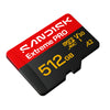 SANDISK Extreme PRO microSD UHS-I Card - 512GB SDSQXCJ-512G-GS6MA angled view