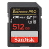 SanDisk Extreme Pro 512GB SD Memory Card SDXC 200Mb/s SDSDXDD-512G-GN4IN