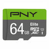 PNY Elite 64GB MicroSD Memory Card