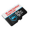 SanDisk Dash Cam 64GB MicroSD Memory Card 100MB/s SDSQQNR-064G-GU6SN angled view
