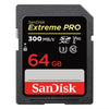 SanDisk Extreme Pro UHS-II 64GB SD Memory Card SDHC 300Mb/s SDSDXDK-064G-GN4IN