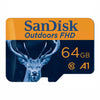 SanDisk Outdoors FHD 64GB MicroSD Memory Card