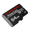 SanDisk Phone Card 64GB MicroSD Memory Card 150MB/s SDSQUBC-064G-GN6QN angled view