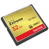 Angled SanDisk Extreme 32GB CF CompactFlash UDMA7 Memory Card 120Mb/s SDCFXSB-032G-G46