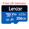 Lexar High Performance 633x 256GB MicroSD Memory Card Free Delivery