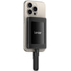 Lexar SL500M External SSD with Magnetic Set 2TB for Creator mouted on to iPhone