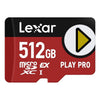 Lexar Play PRO 512GB MicroSD EX Express Memory Card for Switch / Portable Gaming Devices / Smartphones