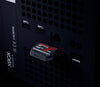 Xbox Series X console rear panel with a SANDISK Optimus GX C50 Storage Expansion Card for XBOX Series X|S - 1 TB
