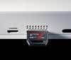 Xbox Storage Expansion Card SANDISK Optimus GX C50 Storage Expansion Card for XBOX Series X|S - 1 TB plugged into a silver Xbox console, shown against a split white and black background.