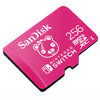 SanDisk Nintendo Fortnite Edition 256GB Memory Card angled