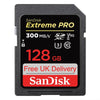 Free Delivery SanDisk Extreme Pro UHS-II 128GB SD Memory Card SDHC 300Mb/s SDSDXDK-128G-GN4IN