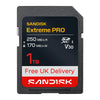 SanDisk Extreme PRO 1TB SD Memory Card SDXC 250Mb/s SDSDXXJ-1T00-GSCIN free UK delivery