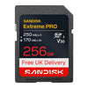 SanDisk Extreme PRO 256GB SD Memory Card SDXC 250Mb/s SDSDXXJ-256G-GSCIN free UK delivery