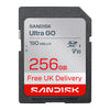 SanDisk Ultra GO 256GB SDXC 190mb/s SD Memory Card SDSDUGN-256G-GN6IN free UK delivery