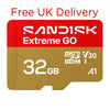 SANDISK Extreme GO microSD UHS-I Card - 32GB SDSQXGN-032G-GN6MN free UK delivery