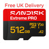 SANDISK Extreme PRO microSD UHS-I Card - 512GB SDSQXCJ-512G-GS6MA free UK delivery