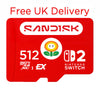 SanDisk microSD Express 512GB Memory Card for Nintendo Switch 2 SDSQXFN-512G-GR6ZN free UK delivery