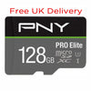 PNY Pro Elite 128GB MicroSD Memory Card V3 U3 rated  free delivery
