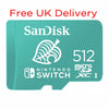 Free Delivery SanDisk Nintendo Licensed 512GB Memory Card For Nintendo Switch 
SDSQXAO-512G-GNCZN