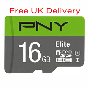 Free Delivery PNY Elite 16GB MicroSD Memory Card