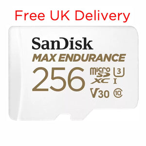 SanDisk Max Endurance 256GB MicroSD Memory Card SDSQQVR-256G-GN6IA free delivery