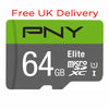 Free Delivery PNY Elite 64GB MicroSD Memory Card