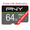 Carte mémoire MicroSD PNY Pro Elite 64 Go