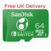 SanDisk Nintendo Licensed 64GB Memory Card SDSQXAO-064G-GNCZN for Nintendo Switch Free delivery