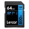 Lexar High Performance 800x 64GB SD Memory Card LSD0800064G