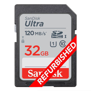 Refurbished SanDisk Ultra 32GB SDHC 120mb/s SD Memory Card SDSDUN4-032G-GN6IN 