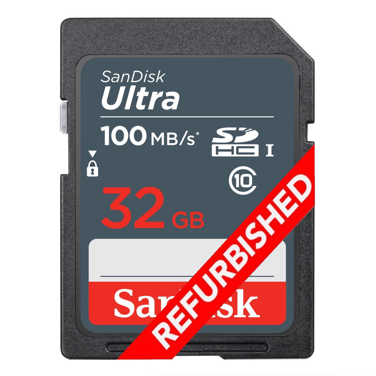 Refurbished SanDisk Ultra 32GB SD Memory Card SDHC 100Mb/s