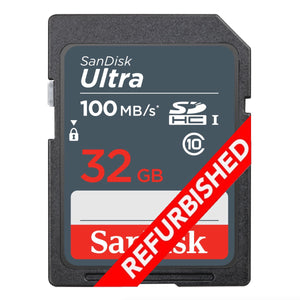 Refurbished SanDisk Ultra 32GB SD Memory Card SDHC 100Mb/s SDSDUNR-032G-GN3IN