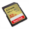 SanDisk Extreme 32GB SDHC Memory Card SDSDXVT-032G-GNCIN angled left