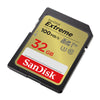SanDisk Extreme 32GB SDHC Memory Card SDSDXVT-032G-GNCIN angled right