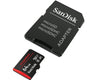SanDisk ImageMate 128GB MicroSD Memory Card Ultra Angled with Adapter