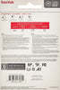 Back of Retail Pack SanDisk ImageMate 128GB MicroSD Memory Card Ultra